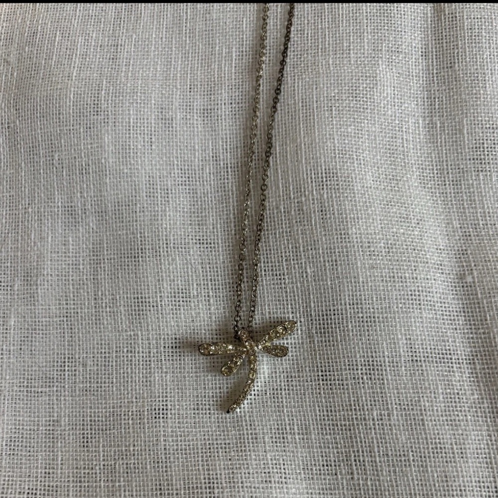 Dragonfly Necklace - Costume Jewelry